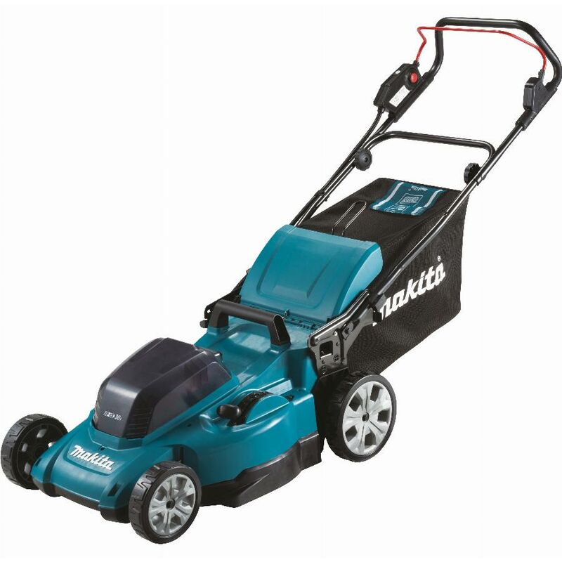 Rasaerba a batteria DLM480CT2, 36Volt 2x18Volt blu/nero