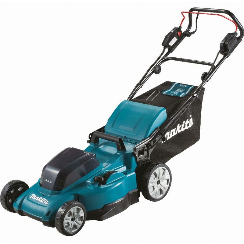 Rasaerba a batteria DLM481CT2, 36Volt 2x18Volt blu/nero