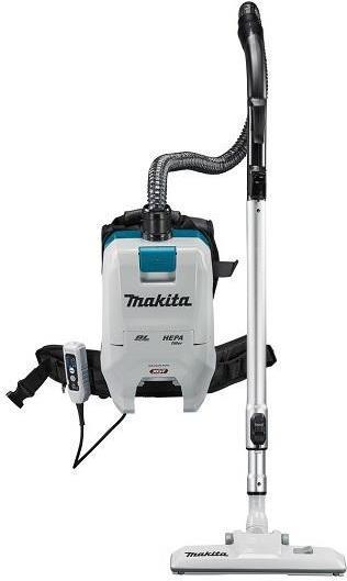 Makita VC008G - Archivoratrice per zaino per batteria (40V | XGT | Alimentazione di aspirazione da 180 Mbar | Container 2,0 L |