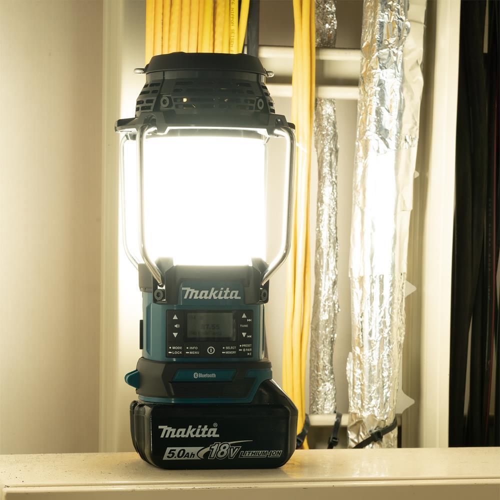 Makita DMR056 radio Portatile Analogico e digitale Nero, Blu (18V LXT DAB+ LANTERN)