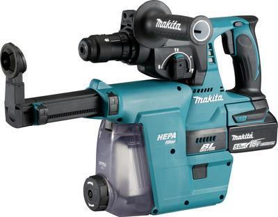 MAKITA DHR243RTJW - Combinazione martello - cordless - 3 funzioni - SDS -plus - 2 joules - 2 batterie caricabatterie incluse -