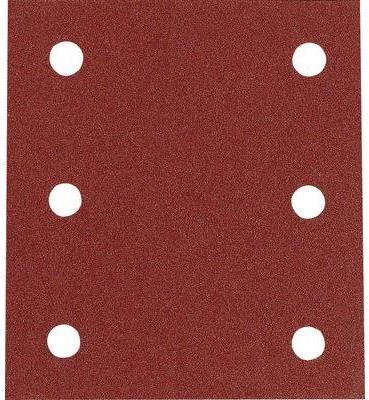 Makita - Carta vetrata - per legno metallo acciaio legno verniciato - 10 pezzi - rettangolare - grana P80 - 102 mm x 114 mm (P-