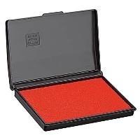 Cuscino di francobolli trodati 9051 (w) 90 x (t) 50 mm, alloggiamento in plastica rossa, coloranti a base d'acqua, non tossici