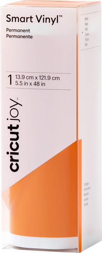 Cricut Joy Smart Vinyl permanente 14x122 cm (arancione opaco)