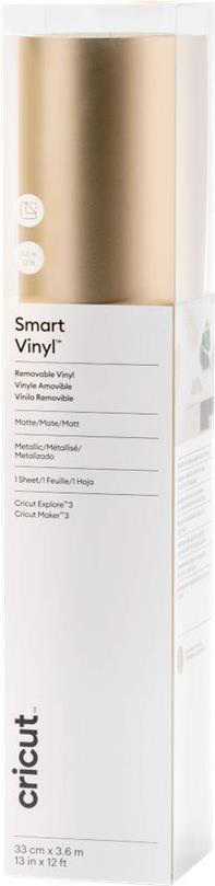 Pellicola in vinile Cricut rimovibile 33 cm x 3,6 m champagne