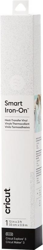 Pellicola termoadesiva Cricut Smart Iron-on 33x91 cm (Bianco Glitter)
