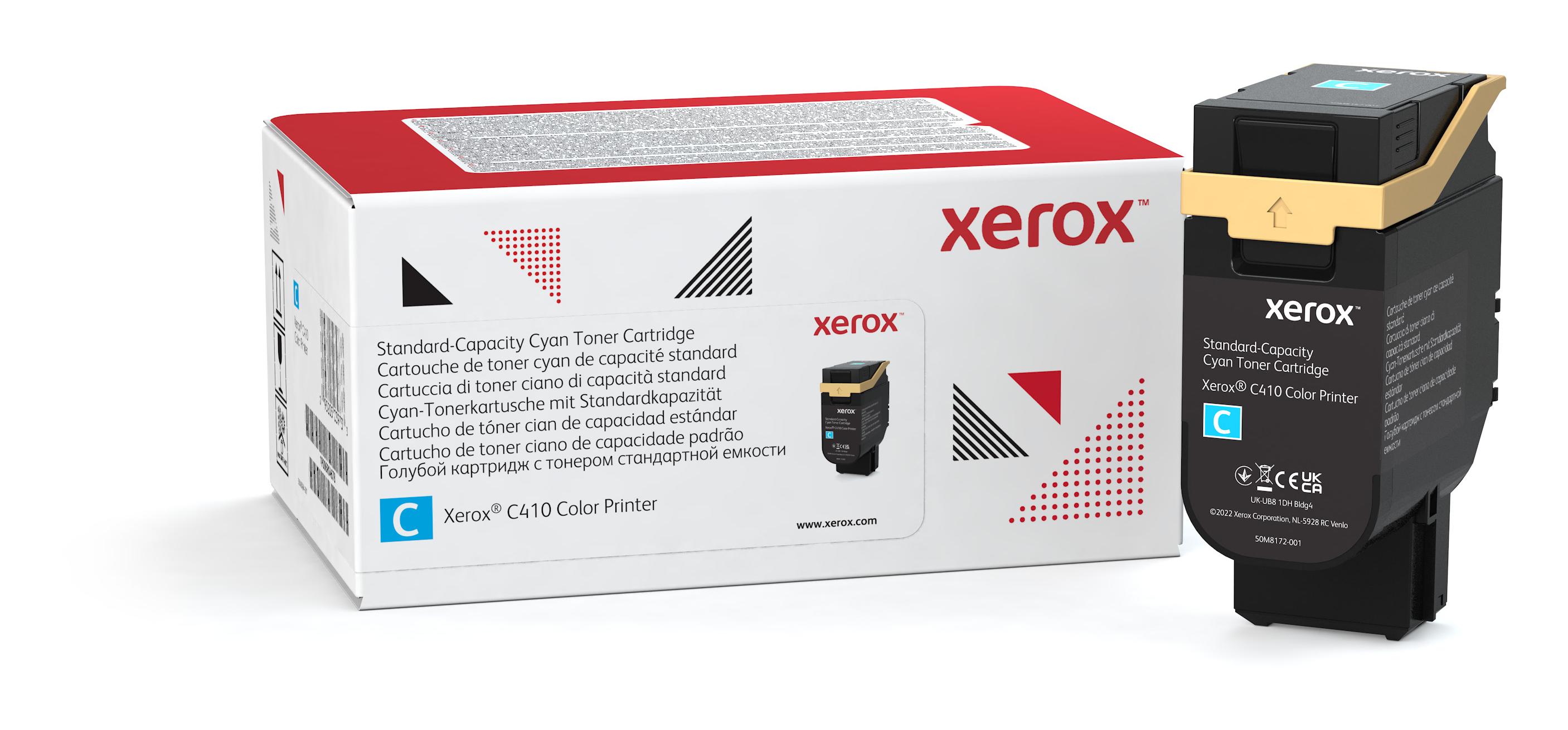 Xerox Cartuccia toner Ciano a Capacità standard da 2000 Pagine per Stampante a colori C410/multifunzione a colori VersaLink