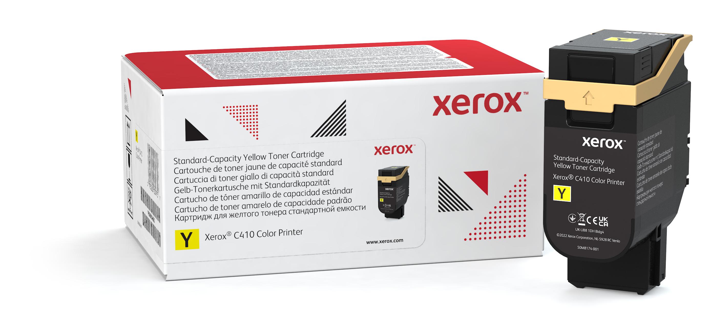 Xerox Cartuccia toner Giallo a Capacità standard da 2000 Pagine per Stampante a colori C410/multifunzione a colori VersaLink