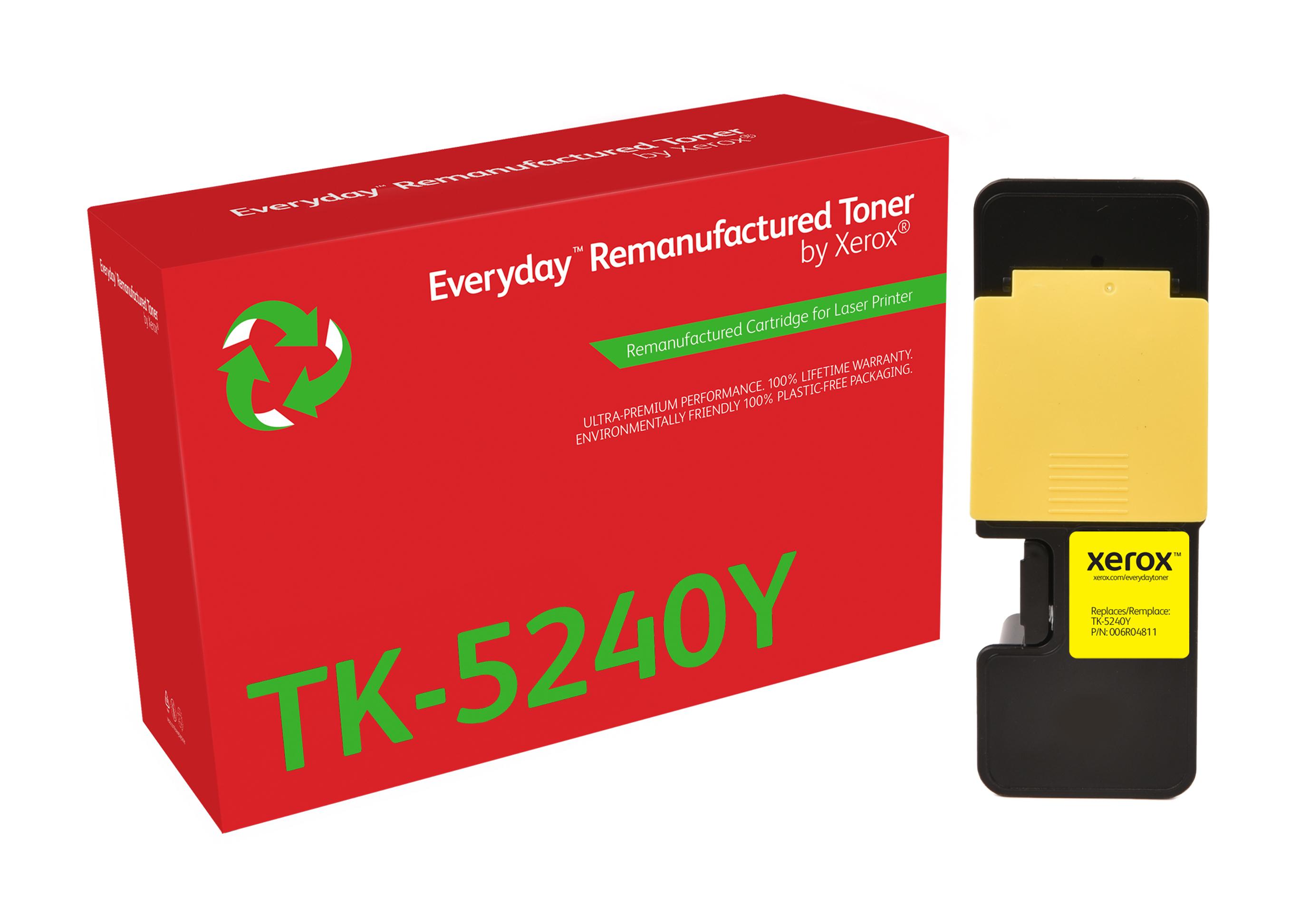 Everyday Rigenerato Toner rigenerato Everyday di Xerox Giallo compatibile con Kyocera TK-5240Y Capacità standard