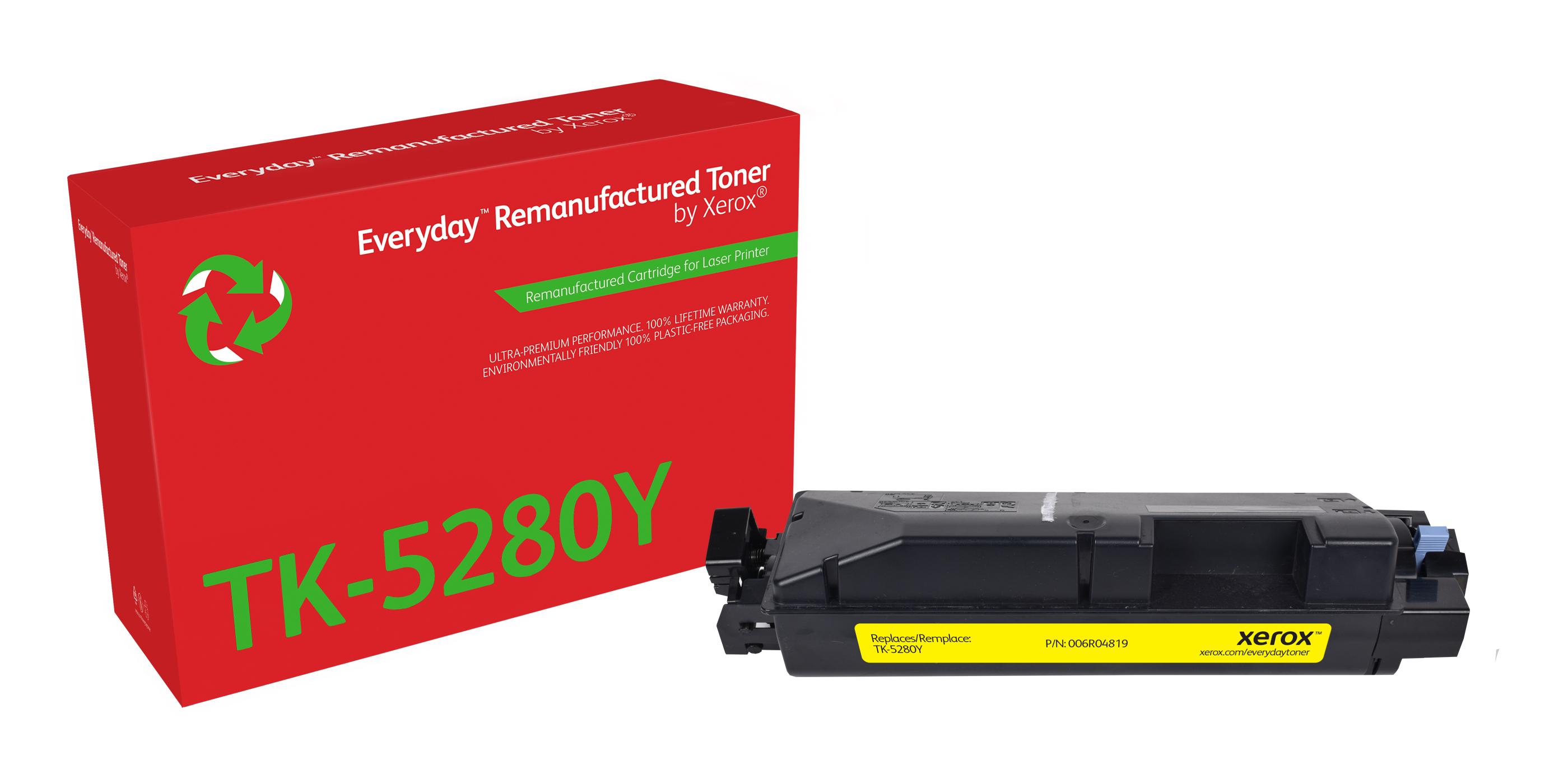 Everyday Rigenerato Toner rigenerato Everyday di Xerox Giallo compatibile con Kyocera TK-5280Y Capacità standard