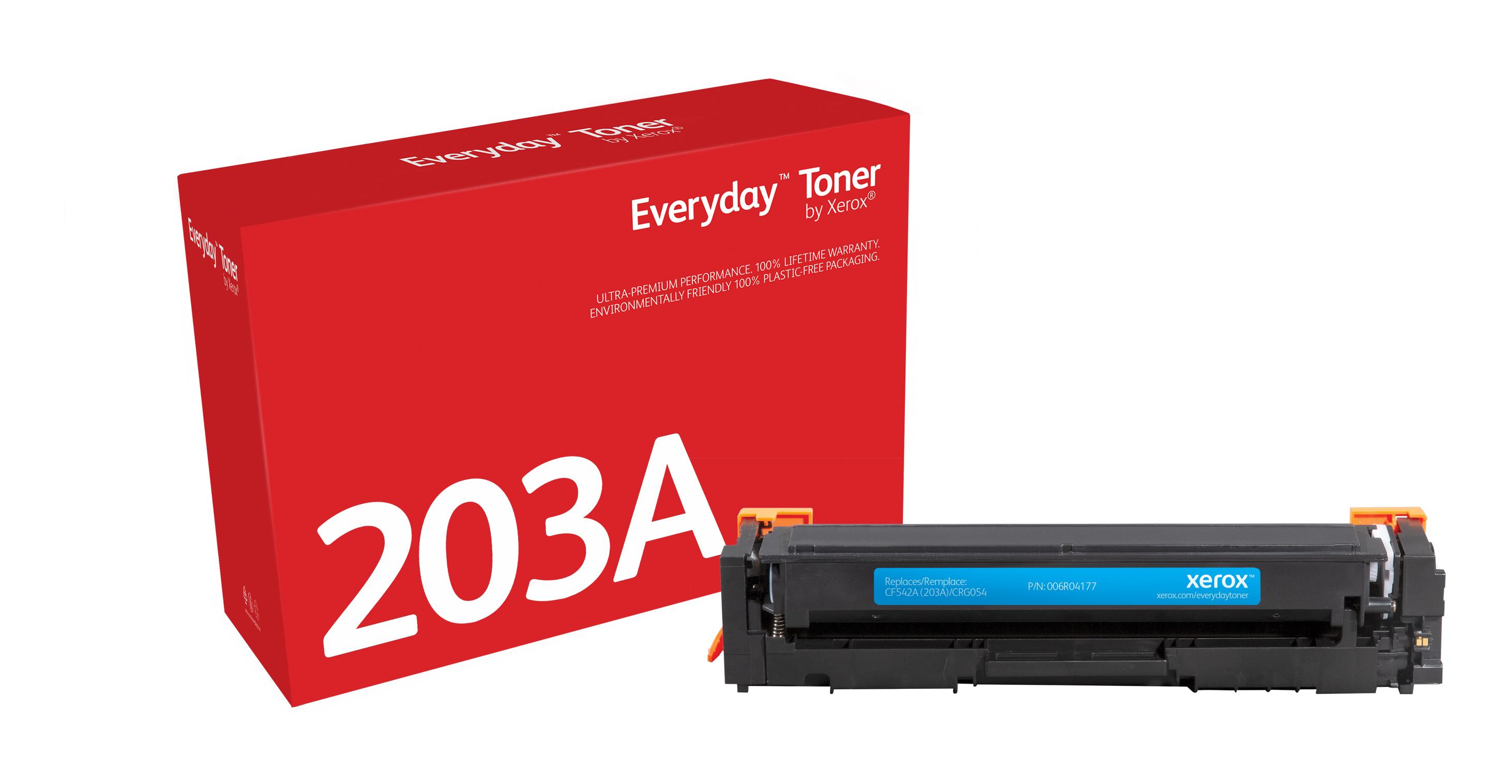 Everyday Toner di Xerox Ciano compatibile con HP 202A (CF541A/CRG-054C) Capacità standard