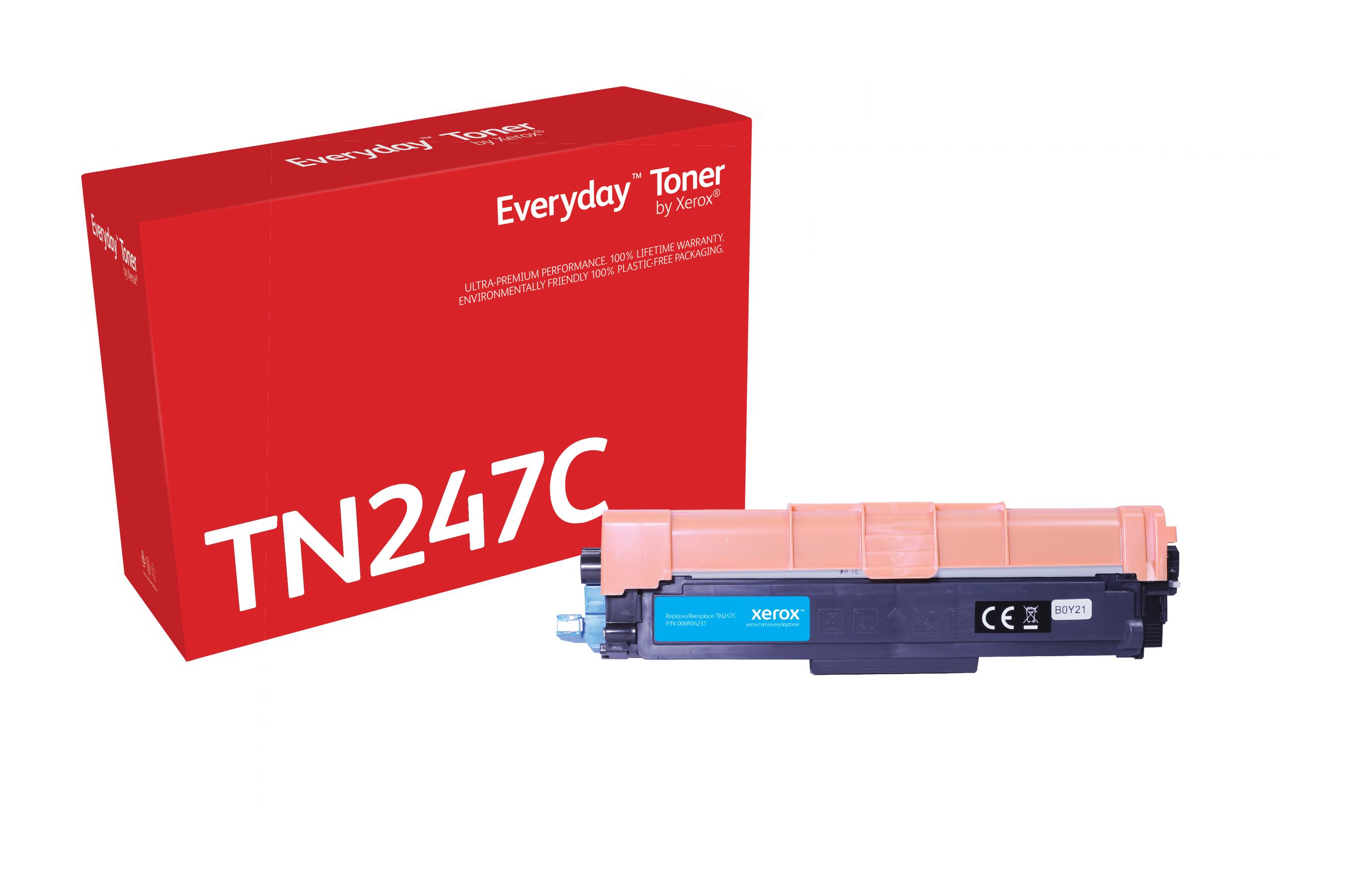 Everyday Toner di Xerox Ciano compatibile con Brother TN-247C High capacity