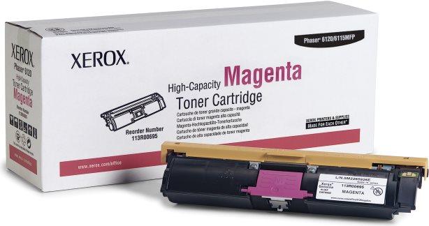 Xerox Phaser 6120 - con alta capacità - Magenta - Original - Cartuccia del toner - per Phaser 6115mfp/d, 6115mfp/n, 6120, 6120