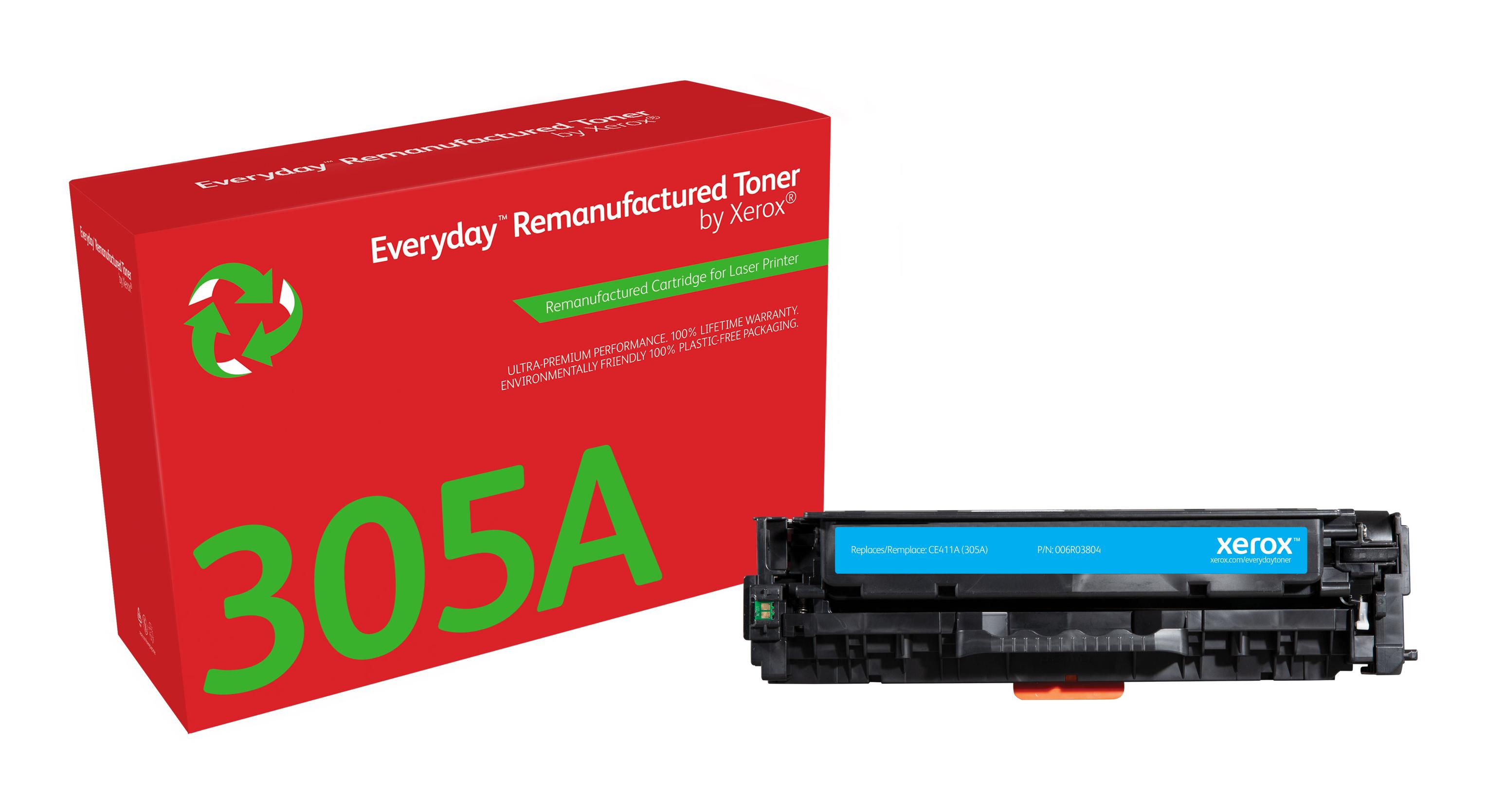 Everyday Toner di Xerox Ciano compatibile con HP 305A (CE411A) Capacità standard