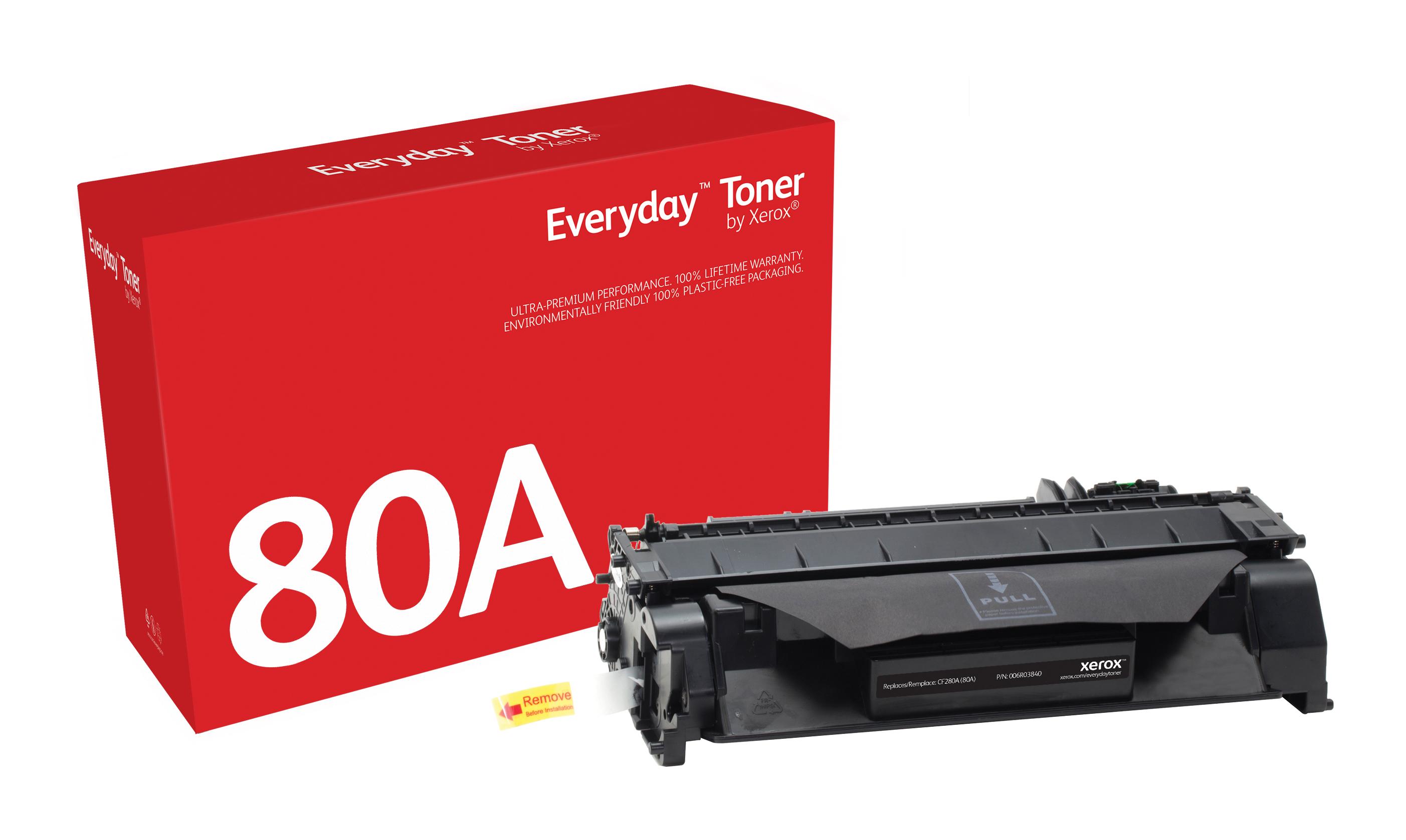 Everyday Toner di Xerox Nero compatibile con HP 80A (CF280A) Capacità standard