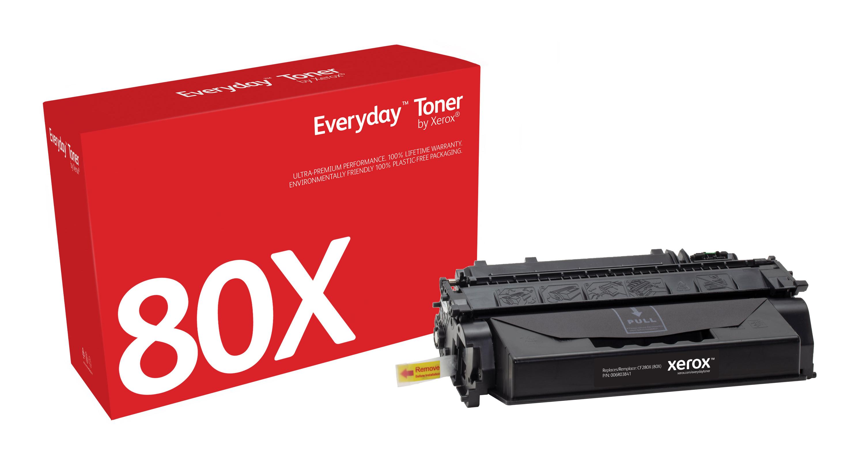 Everyday Toner di Xerox Nero compatibile con HP 80X (CF280X) High capacity