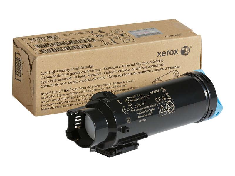 Xerox Cartuccia toner Ciano a High capacity da 2400 Pagine per PhaserÂ® 6510, WorkCentreÂ® 6515 (106R03477)