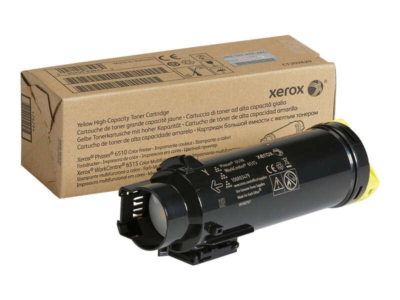 Xerox Cartuccia toner Giallo a High capacity da 2400 Pagine per Phaser 6510 WorkCentre 6515 (106R03479)