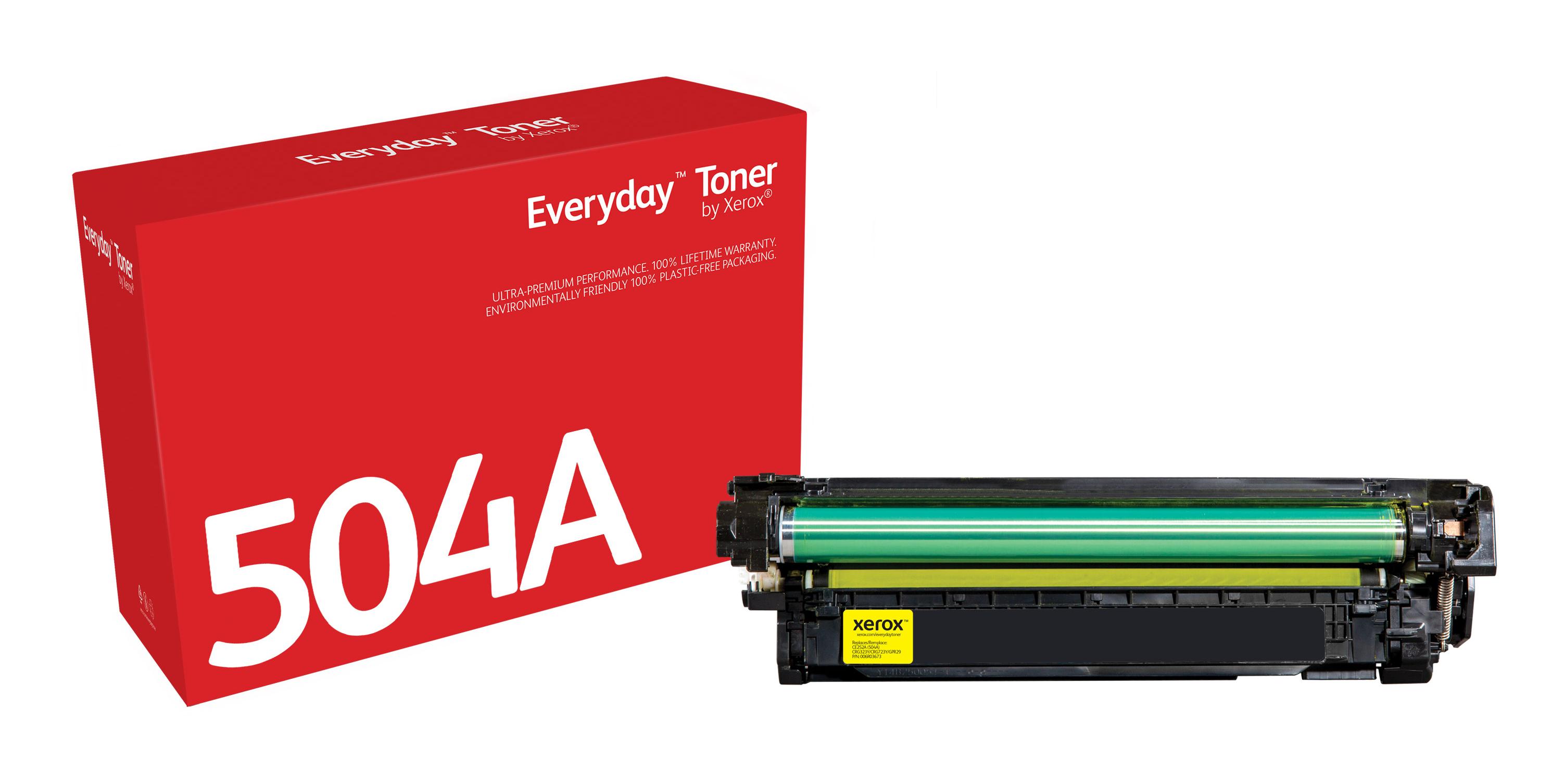 Everyday Toner di Xerox Giallo compatibile con HP 504A (CE252A) Capacità standard