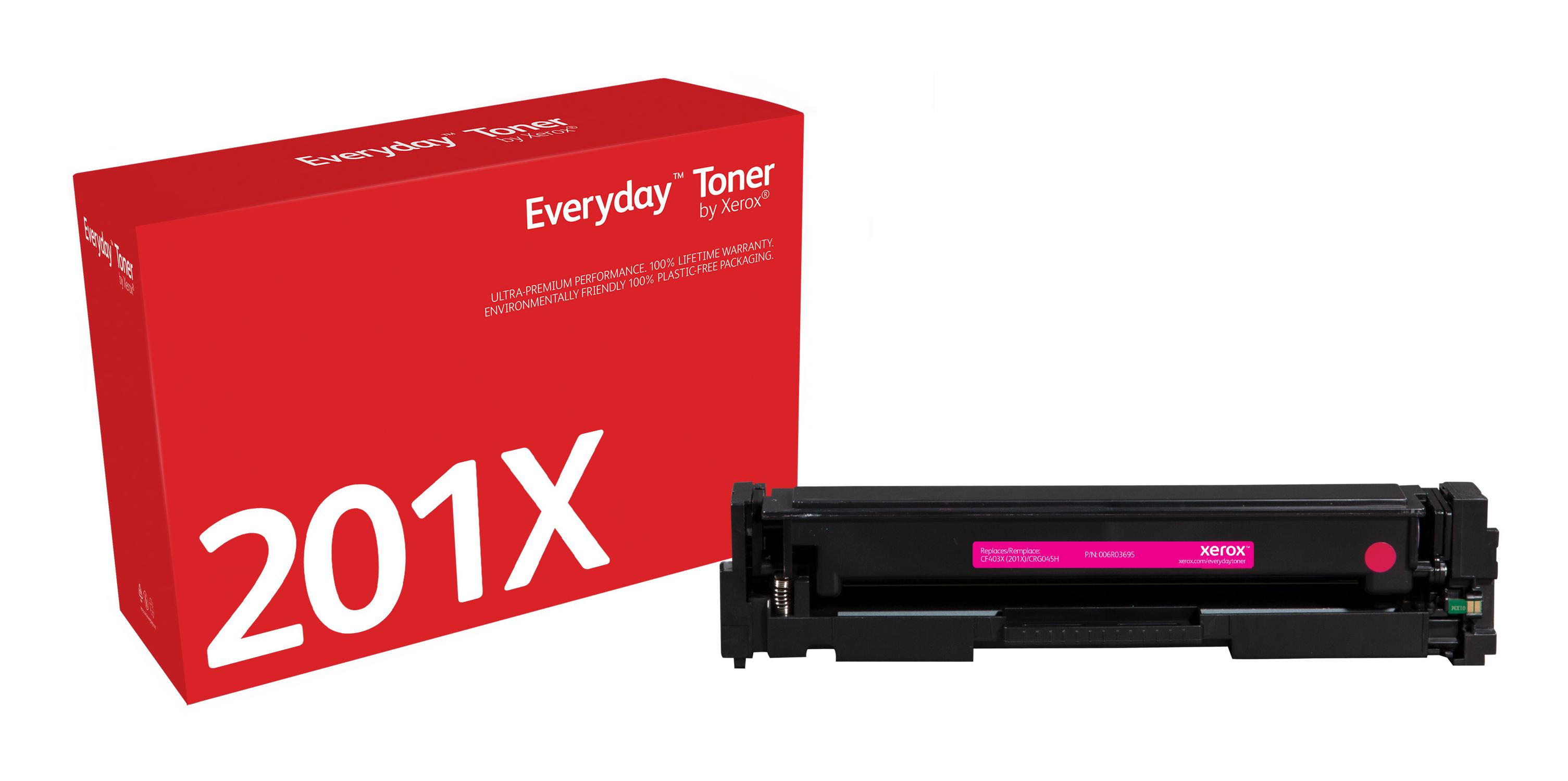 Everyday Toner di Xerox Magenta compatibile con HP 201X (CF403X/ CRG-045HM) High capacity