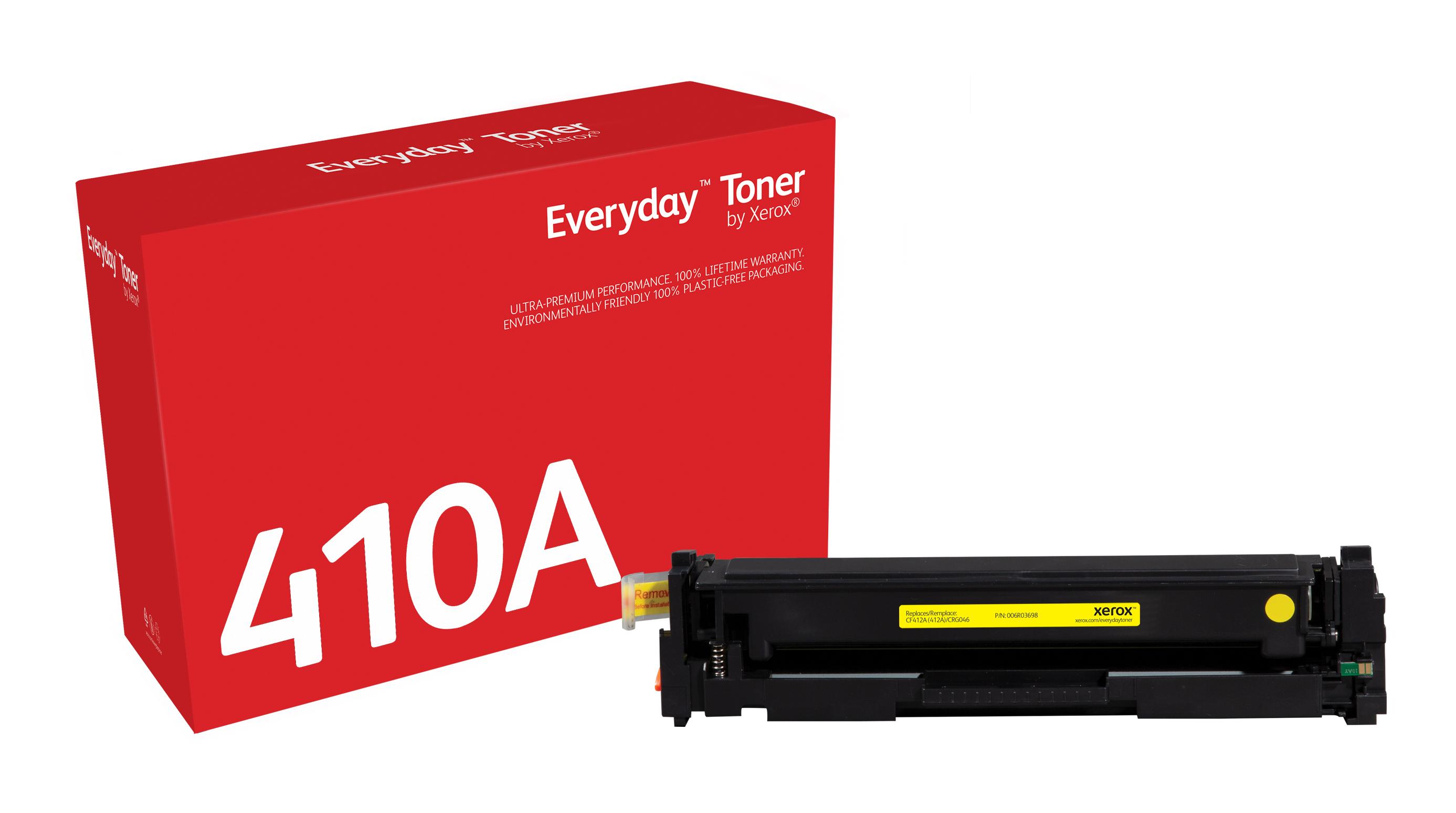 Everyday Toner di Xerox Giallo compatibile con HP 410A (CF412A/ CRG-046Y) Capacità standard