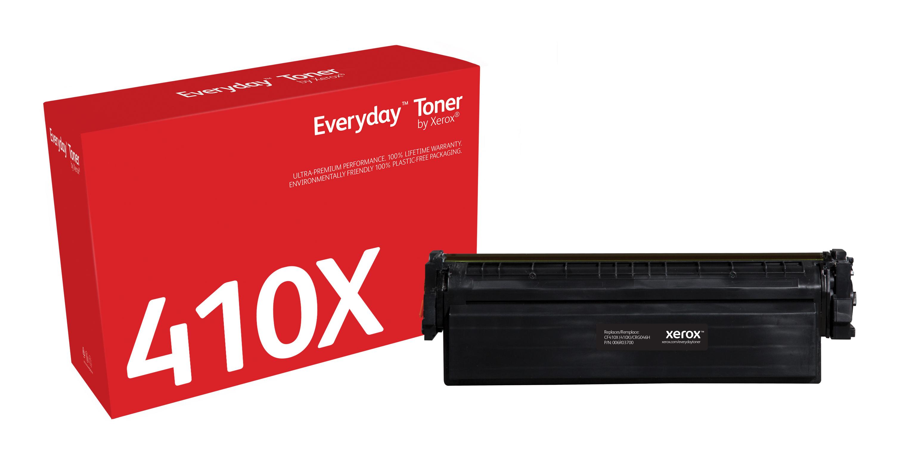 Everyday Toner di Xerox Nero compatibile con HP 201X (CF410X/ CRG-046HBK) High capacity