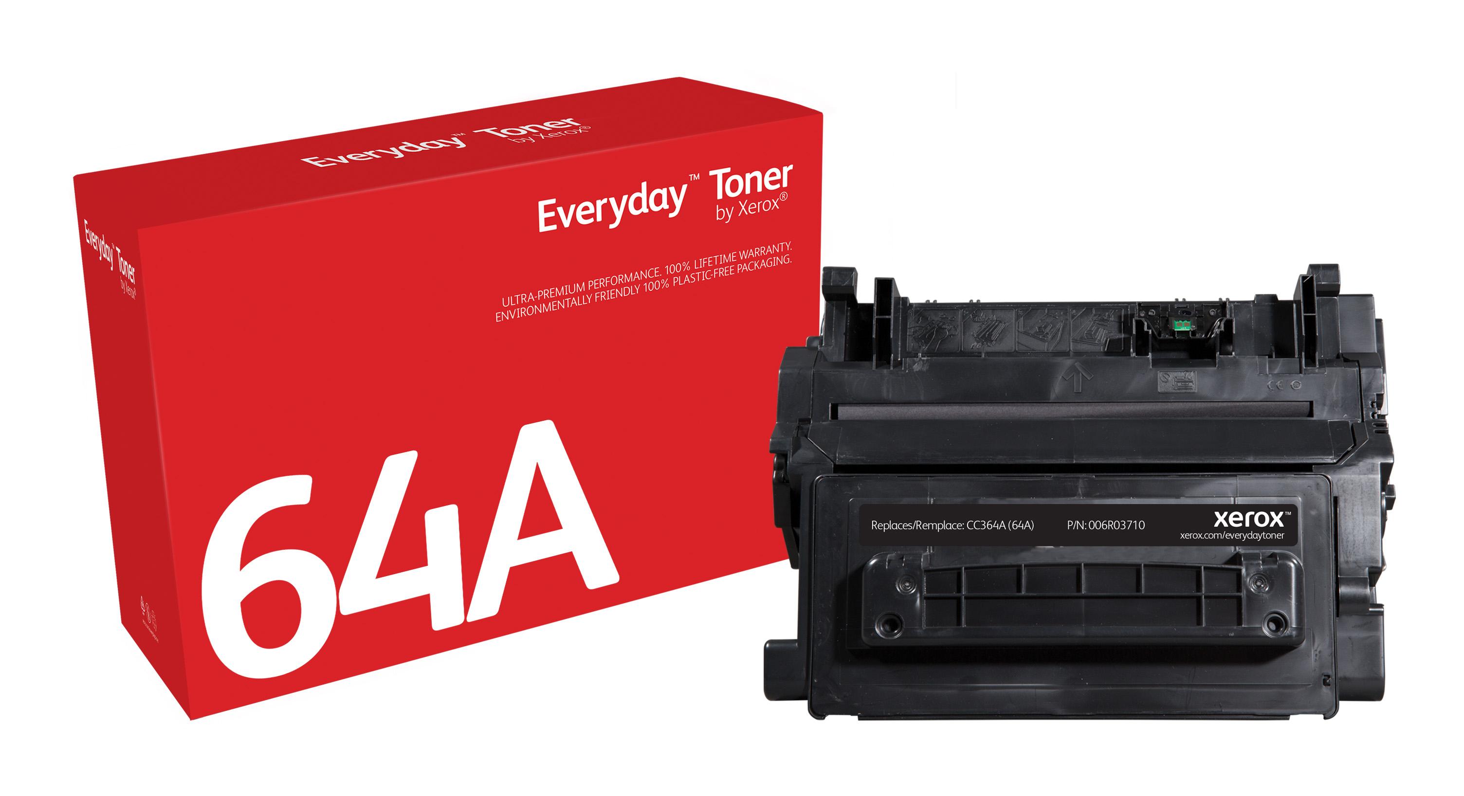 Everyday Toner di Xerox Nero compatibile con HP 64A (CC364A) Capacità standard