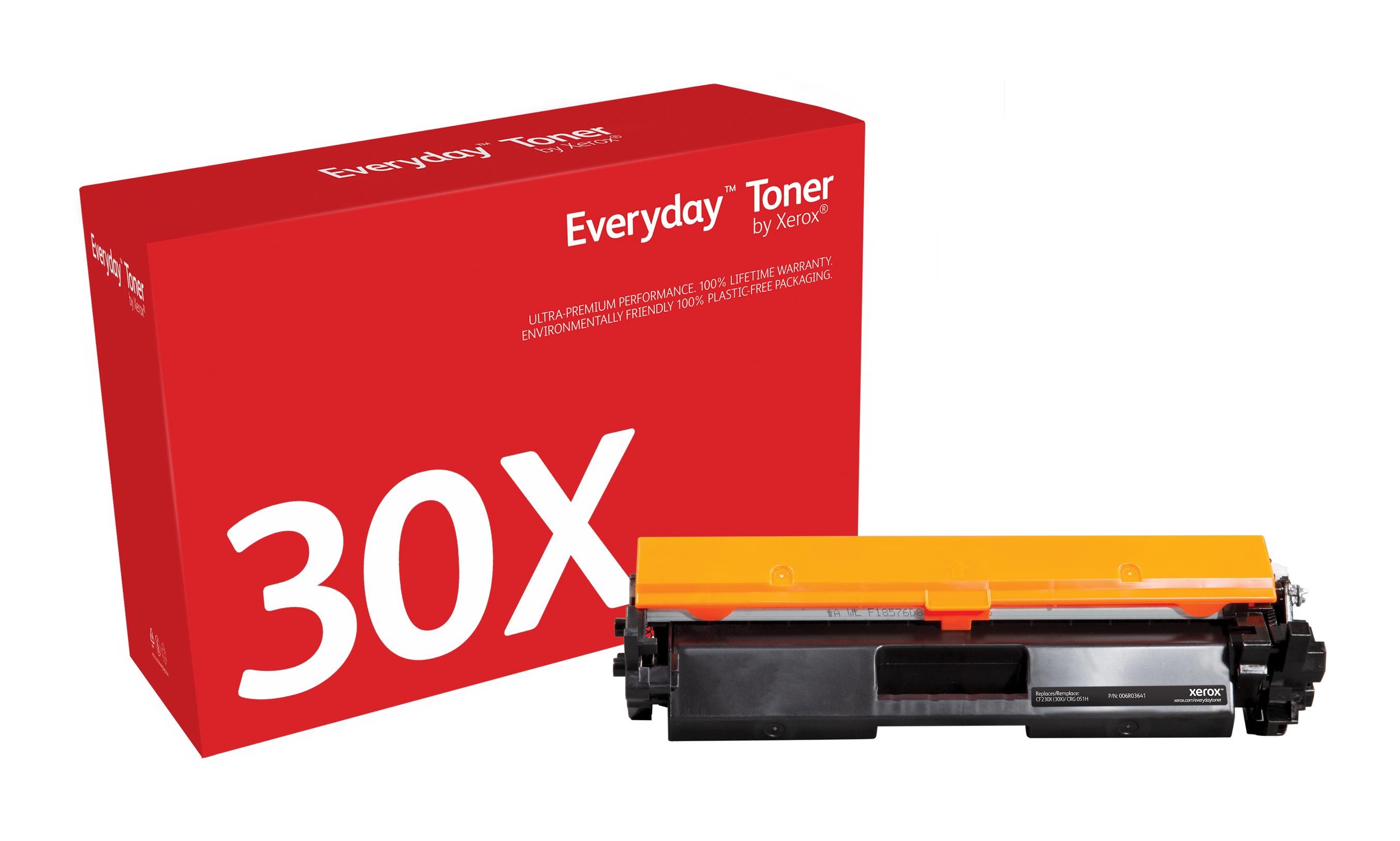 Everyday Toner di Xerox Nero compatibile con HP 30X (CF230X/ CRG-051H) High capacity