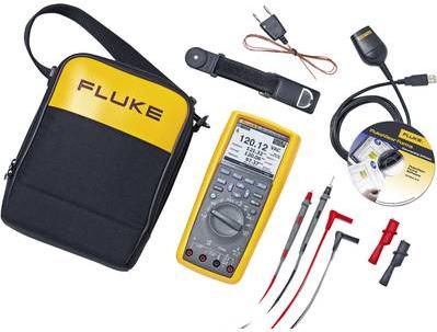 Fluke 289/FVF. Larghezza: 102 mm, profondità: 60 mm, altezza: 222 mm. Tipo di batteria/batteria: AA, tensione della batteria: