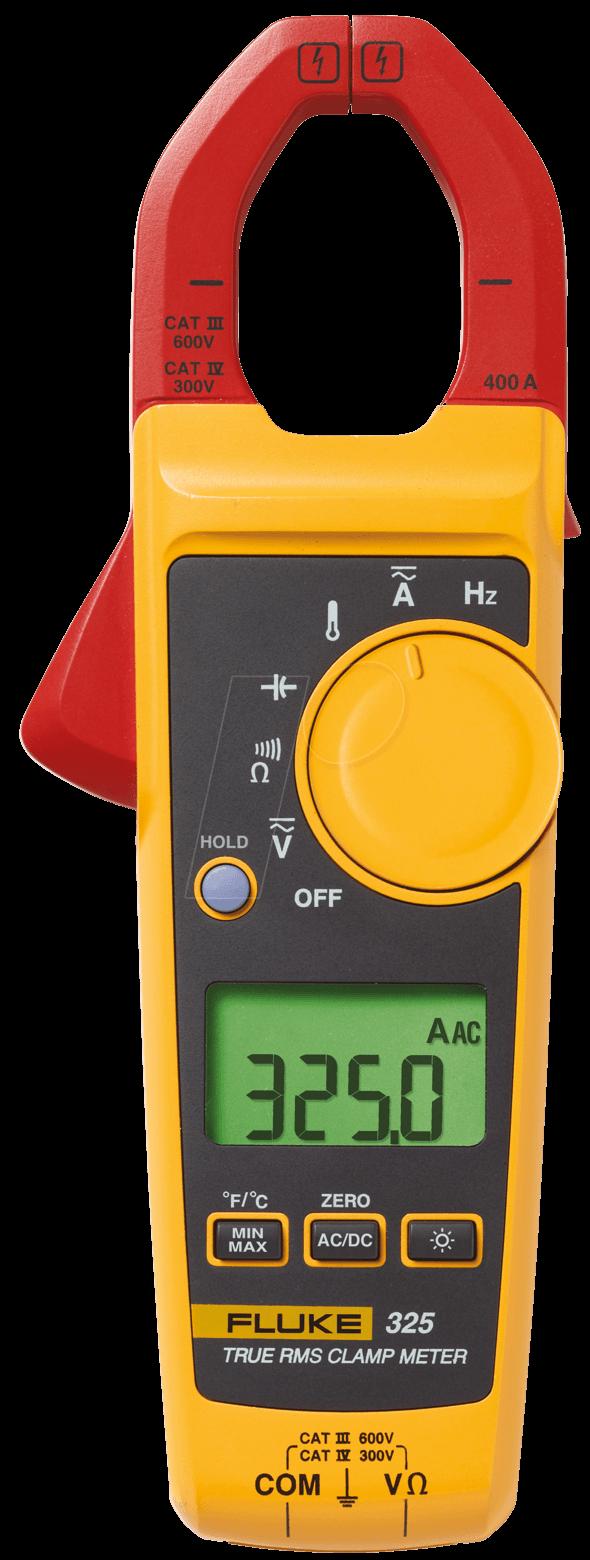Fluke 325 - CAT III 600 V CAT IV 300 V - 400 A - 400 A - 600 V - 600 V - 40 Ohm (4152643)
