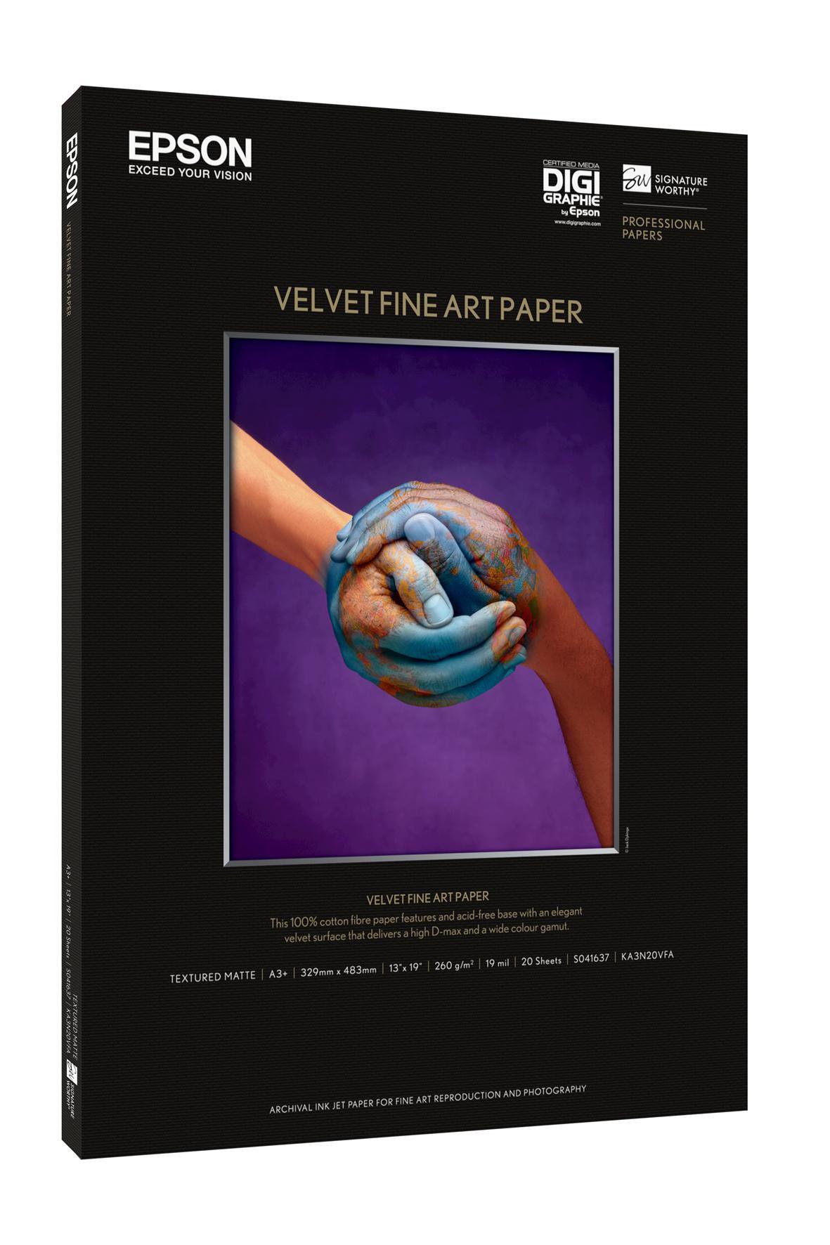 Carta per belle arti Epson Velvet
