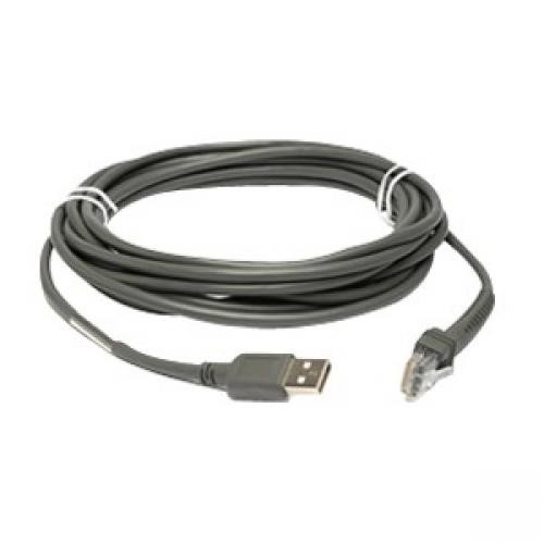 Cavo dati ZEBRA USB-A 4,5 m, per DS2208/DS2278/DS8108/DS8108DL
