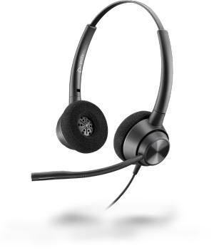 POLY Cuffie biaurali EncorePro 320 con Quick Disconnect TAA