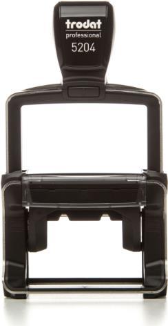Timbro Trodat 5204 56 x 26 mm nero - acciaio inossidabile (119718)