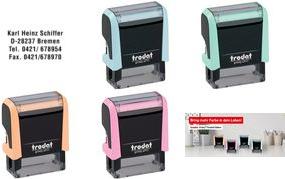 Trodat Testo Temple Machine PRINTY 4911 4.0, consegna rosa pastello con voucher per fare un individuo - 1 pezzo (179598)