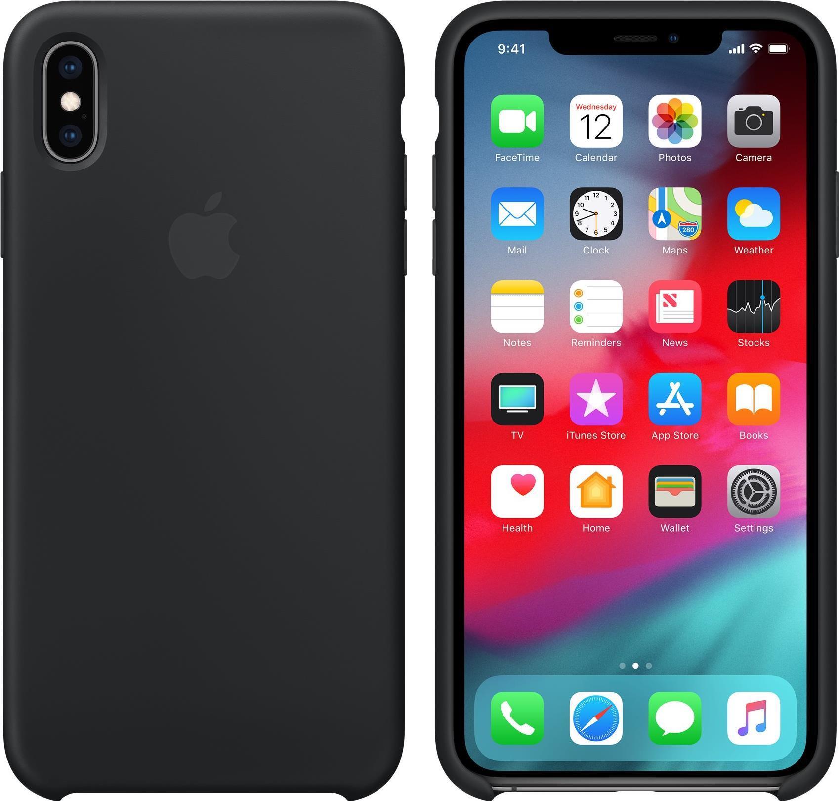 iPhone XS Max Silicone Case - Black