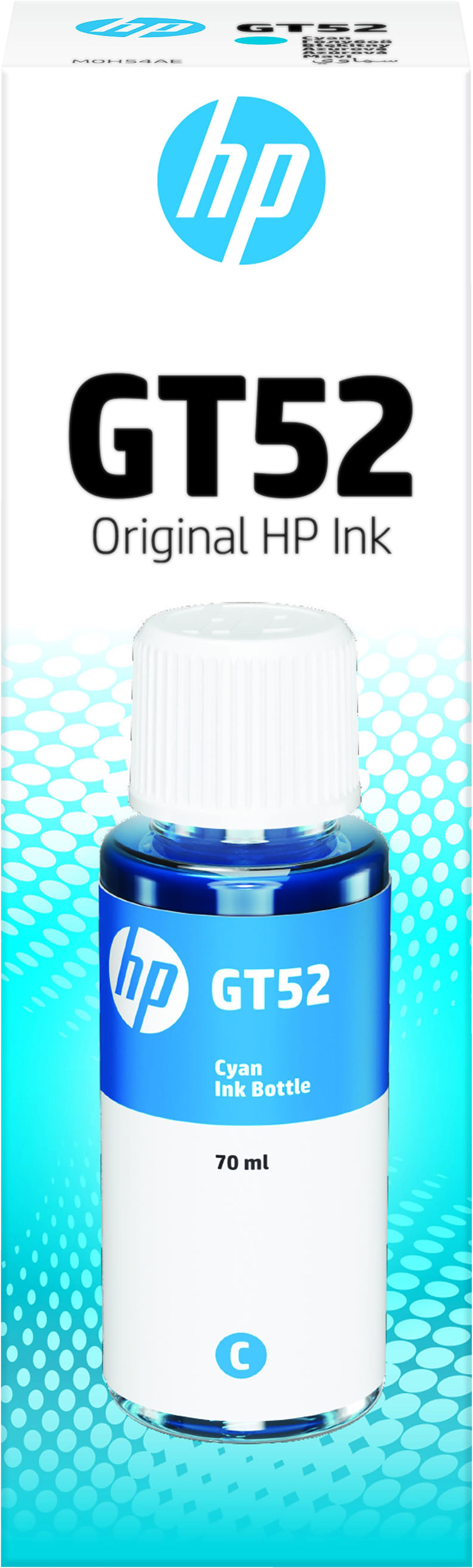 HP GT52 Originale (HP GT52 - Ciano - originale - ricarica inchiostro - per Deskjet GT 58XX, Ink Tank 11X, 31X, Smart Tank 500,