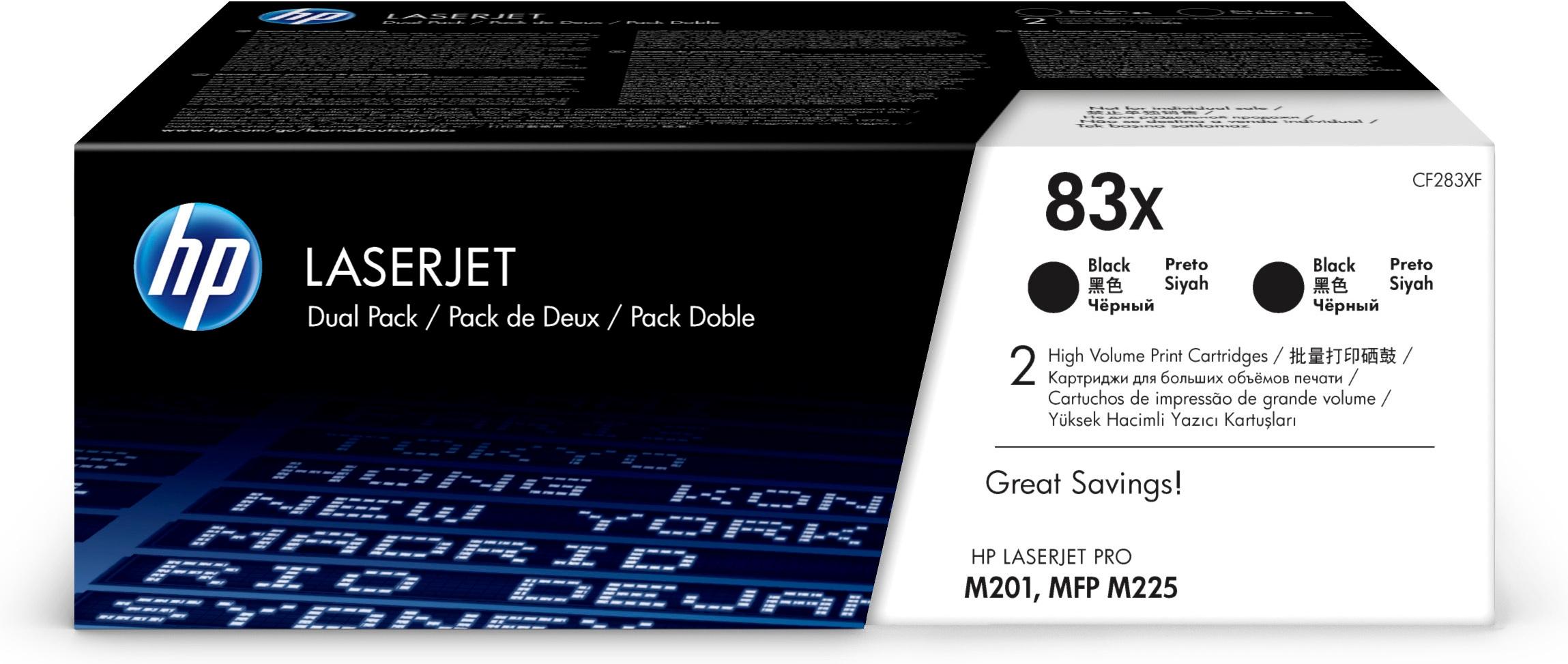 HP 83X - Confezione da 2 -...