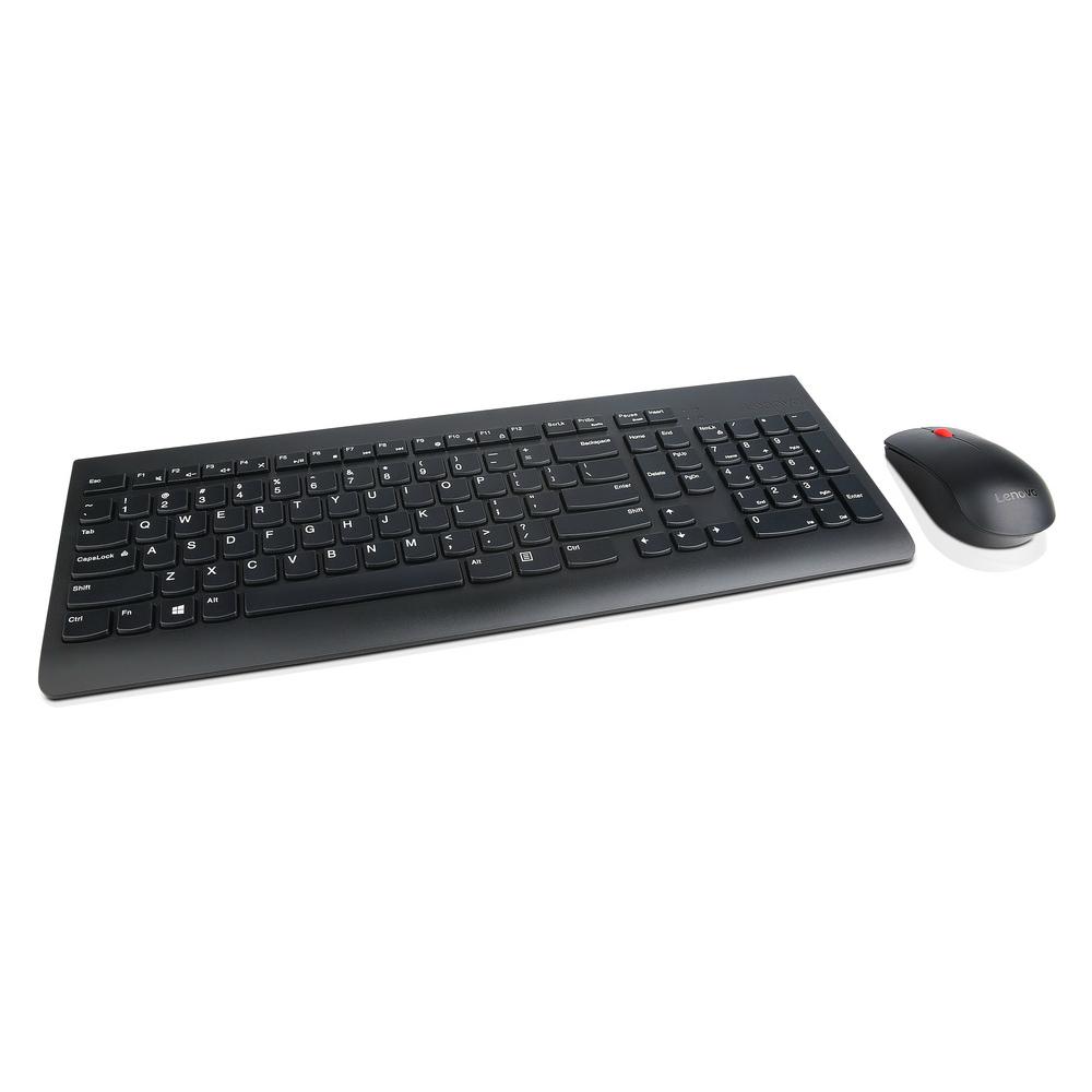 Lenovo 4X30M39458 tastiera Universale RF Wireless Inglese US Nero (Wireless - **New Retail** - Keyboard and Mouse [US] - Warran