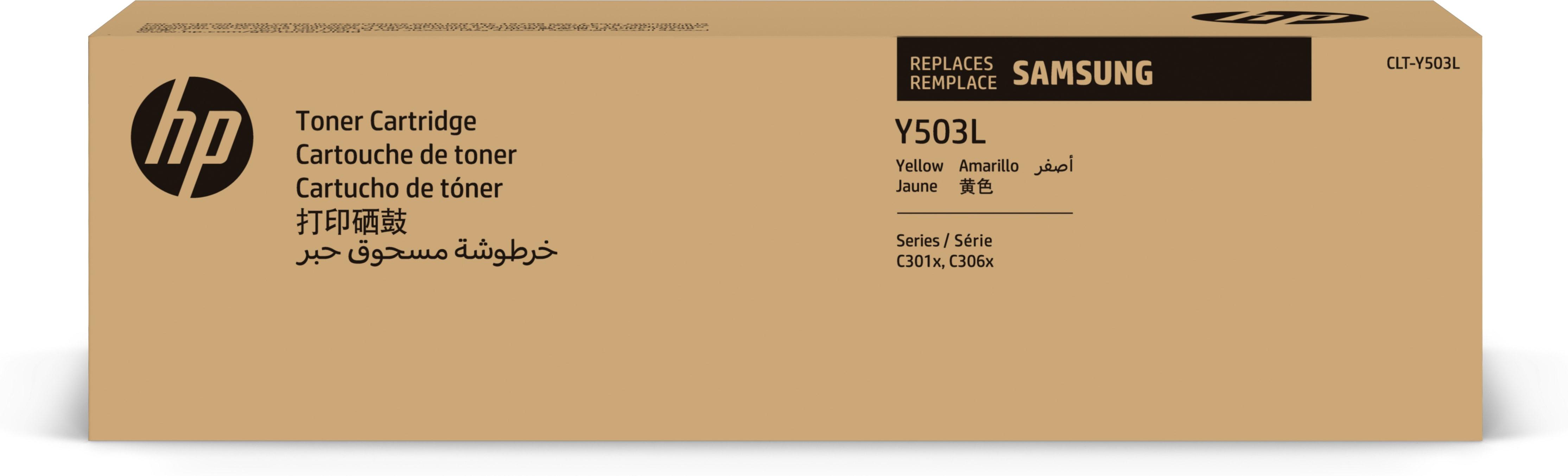 Samsung Cartuccia toner giallo originale HP CLT-Y503L ad alta capacità