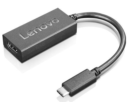 Lenovo USB-C to HDMI 2.0b adattatore grafico USB Nero (Usb-C To Hdmi 2.0B Usb - Graphics Adapter Black - Warranty: 12M)