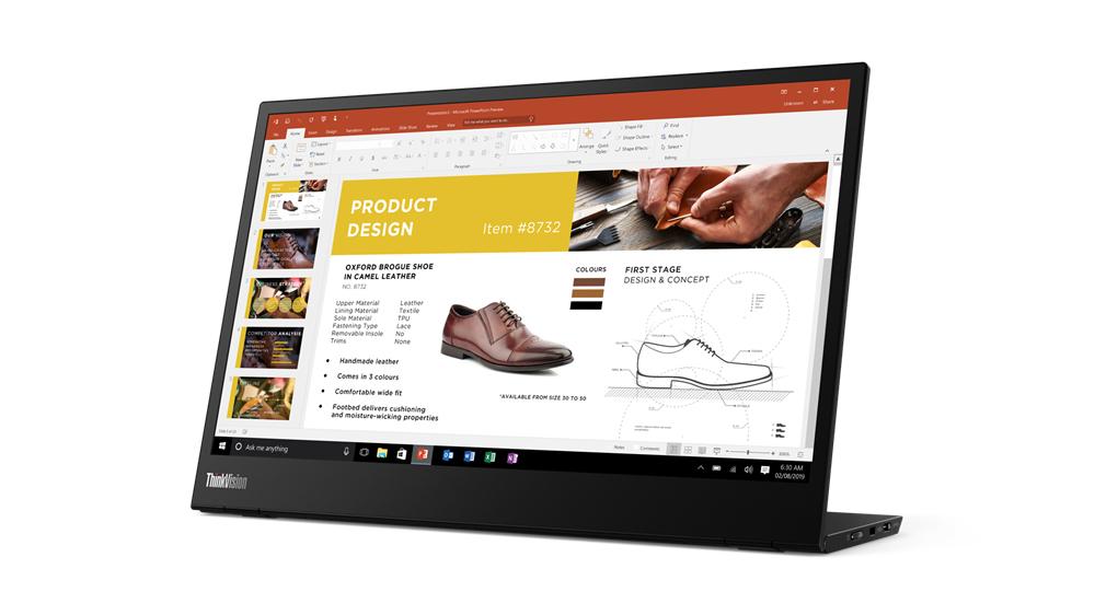 Lenovo ThinkVision M14 LED display 35,6 cm (14") 1920 x 1080 Pixel Full HD Nero