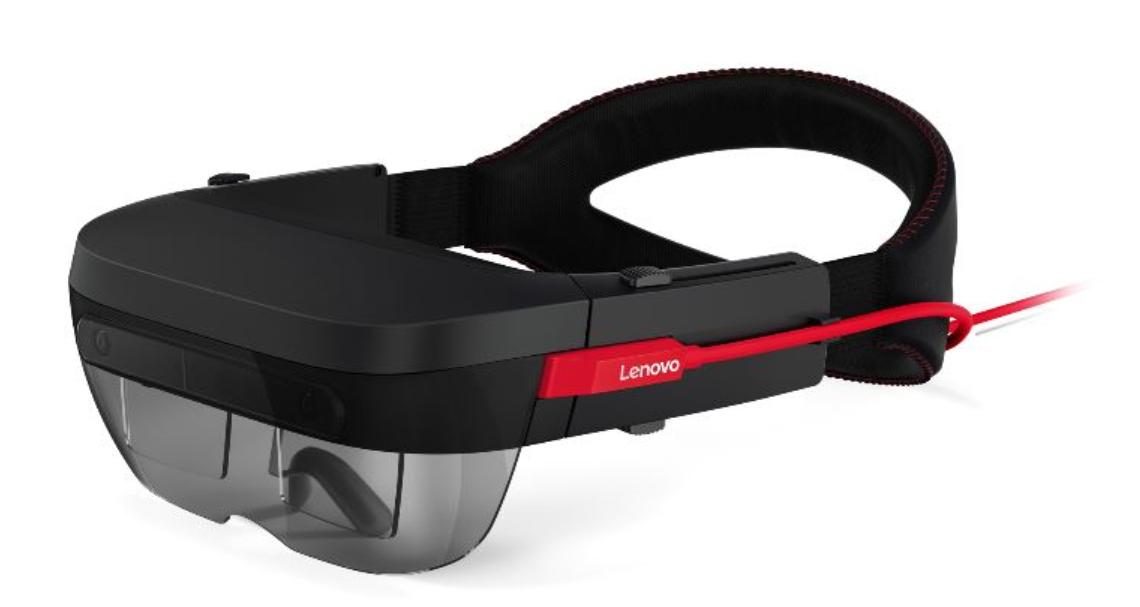 Lenovo ThinkReality A6 Occhiali immersivi FPV 380 g Nero (ThinkReality A6 MTM 845 4G64G. WARRANTY 1YR CCR)