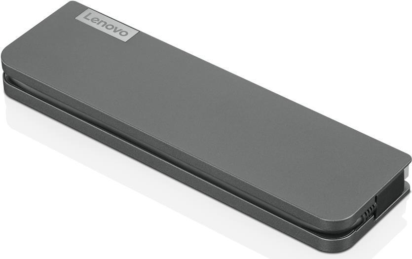 Lenovo USB -C Mini Dock - Wired - USB 3.2 Gen 1 (3.1 Gen 1) Tipo -C - 3,5 mm - 10.100.1000 Mbit/S - Grey - Cb - BSMI - Sii - Cu