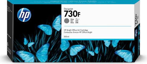 HP Cartuccia di inchiostro grigio DesignJet 730F da 300 ml (HP 730F 300-ML GRAY DESIGNJET - INK CARTRIDGE)