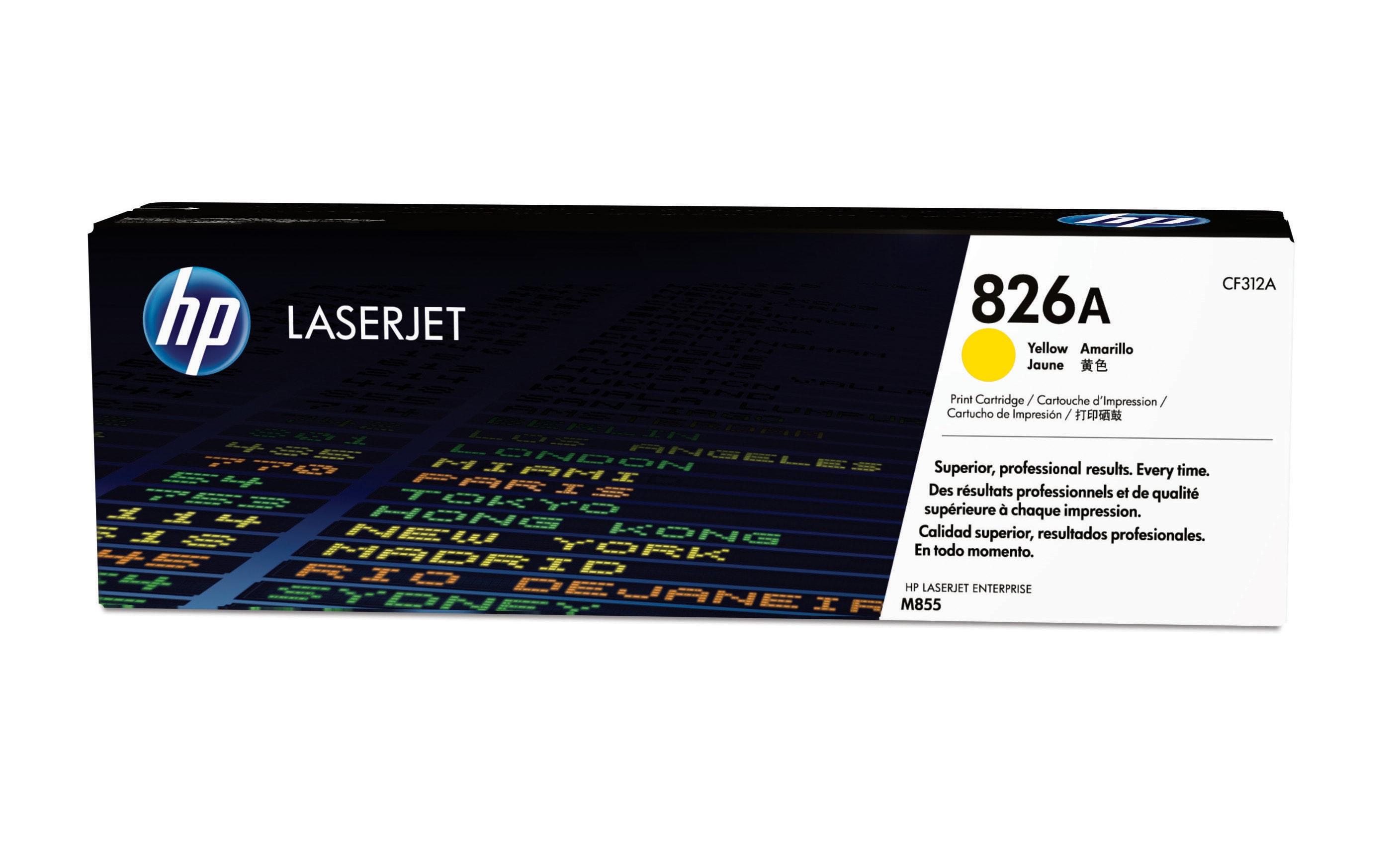 HP CARTUCCA TONER ORIGALAL GIALLO LASERJET 826A