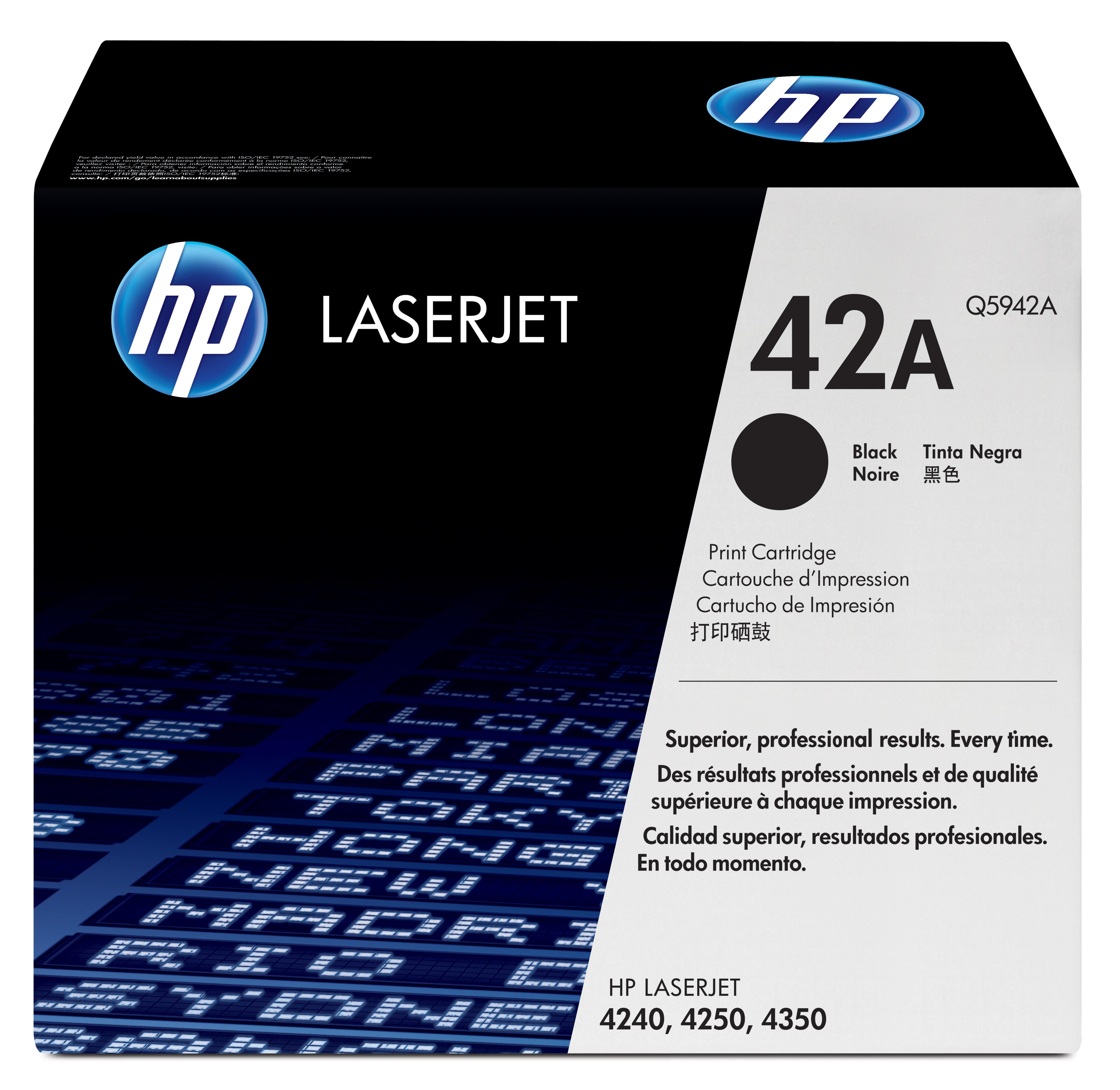 HP Cartuccia Toner originale Nero Laserjet 42A