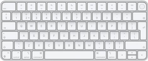 Apple Magic Keyboard tastiera Casa Bluetooth QWERTY Ungherese Bianco (MAGIC KEYBOARD TOUCH ID FOR M1 - HUNGARIAN) - Versione UK