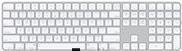 Apple Magic tastiera USB Bluetooth Spagnolo Alluminio Bianco (MAGIC KEYBOARD TOUCH ID FOR M1 - NUMERIC SPANISH) - Versione UK