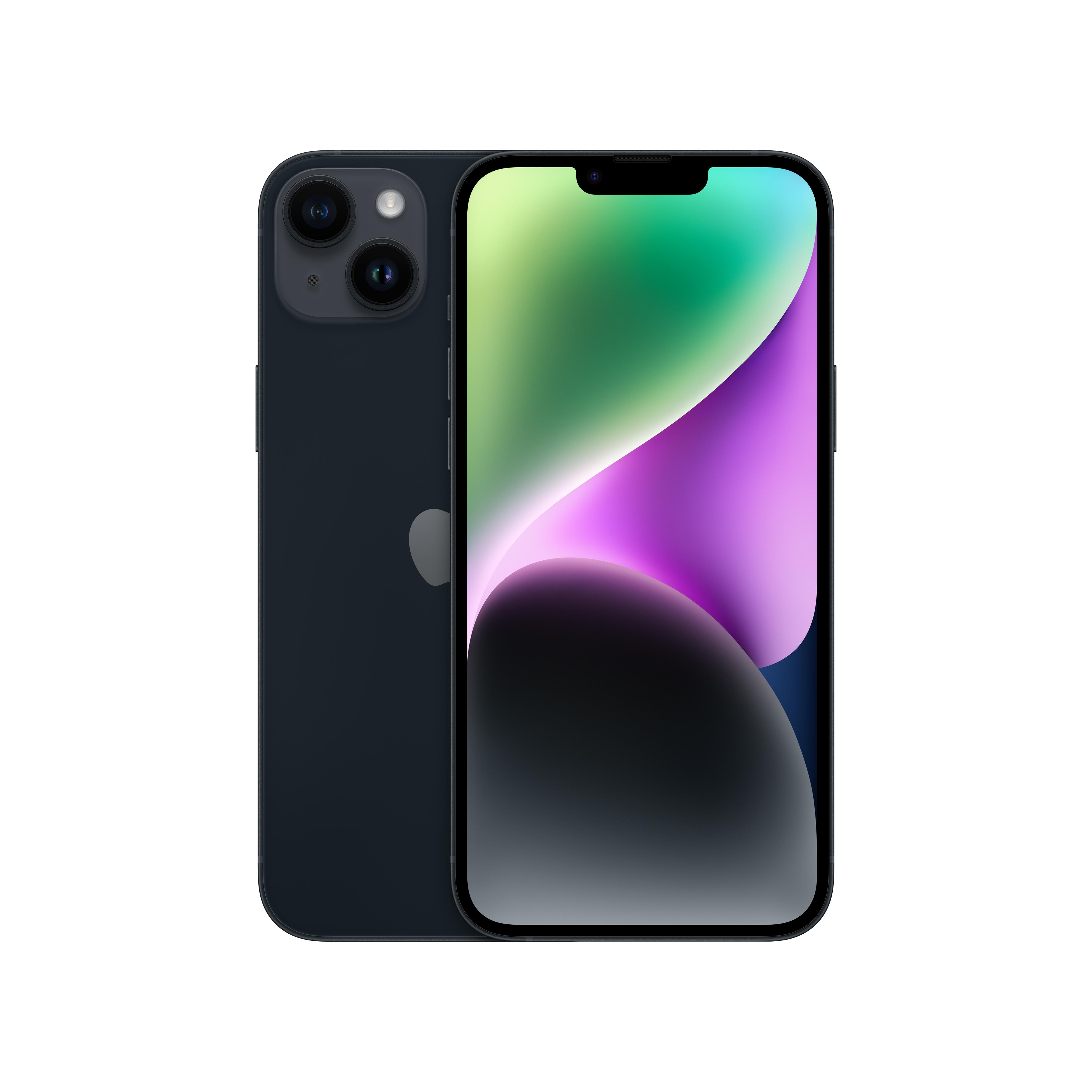 Apple iPhone 14 Plus 17 cm 6.7 Doppia SIM iOS 17 5G 128 GB Nero (Apple iPhone 14 Plus - 5G smartphone - dual-SIM / Internal Mem